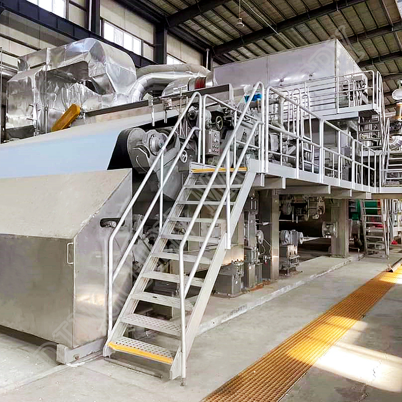 Ansyen Crescent Tissus Paper Machine High Speed ​​(4)