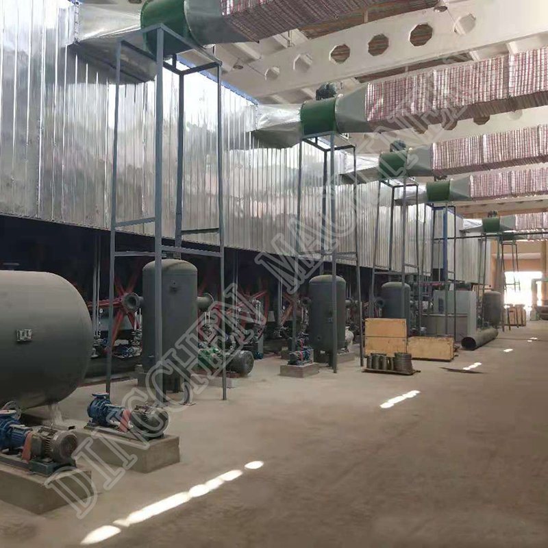 2640мм 100ТПД трострука жичана машина за израду папира од гипсаних плоча у Узбекистану (3)