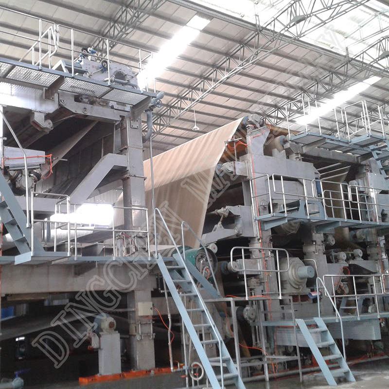 เครื่องจักรโรงงานกระดาษคราฟท์ไลเนอร์และกระดาษดูเพล็กซ์แบบหลายสาย (4)