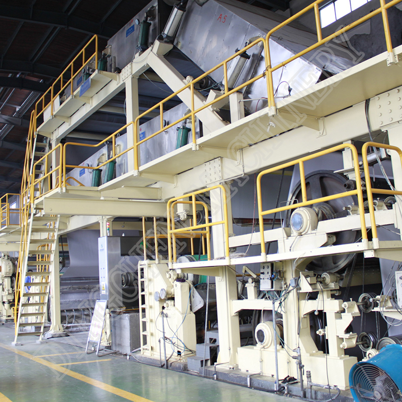 Liña de produción de papel revestido de marfil (1)