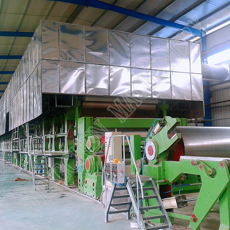 Fluting & Testliner Paper Production Line Silinder Mould Type (1)