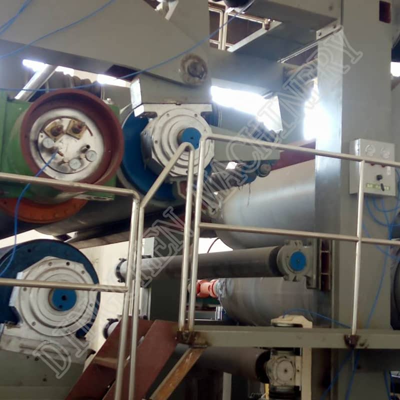 Linka na výrobu vlnitého papiera 2400 mm 30TPD v Uzbekistane (5)