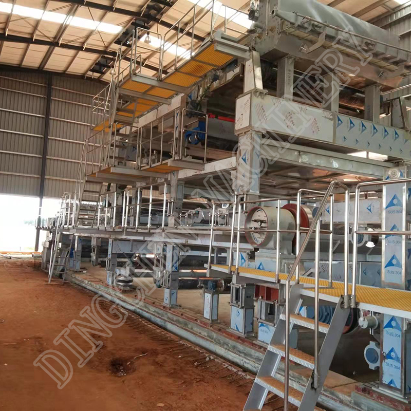3000mm 60TPD i-double wire kraft test liner paper making machine (1)