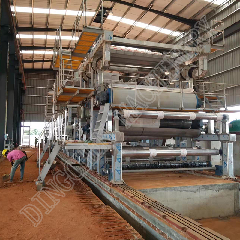 3000mm 60TPD i-double wire kraft test liner paper making machine (5)