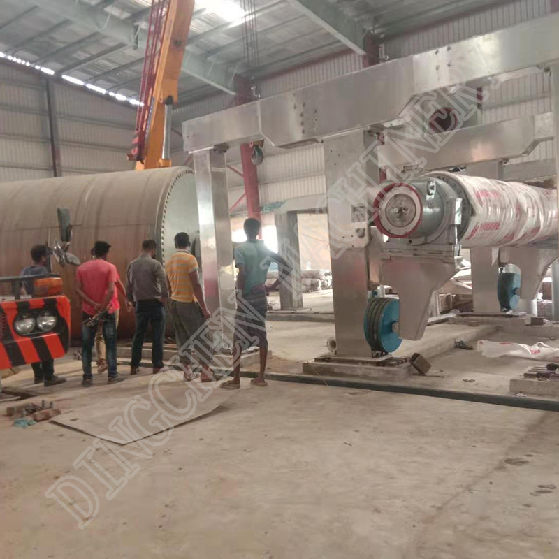 3200mm 20-25TPD inclined wire toilet paper making machine in Bangladesh (4)