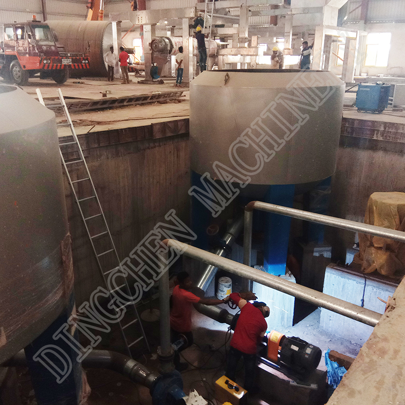 3200mm 20-25TPD inclined wire toilet paper making machine in Bangladesh (5)