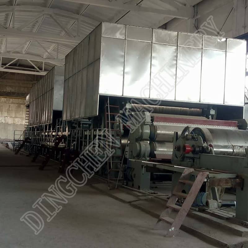 2400mm 30TPD corrugated paper production line in Uzbekistan (6)